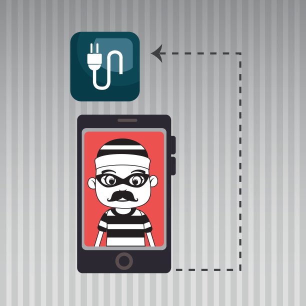 智能手机安全信息设计图片下载