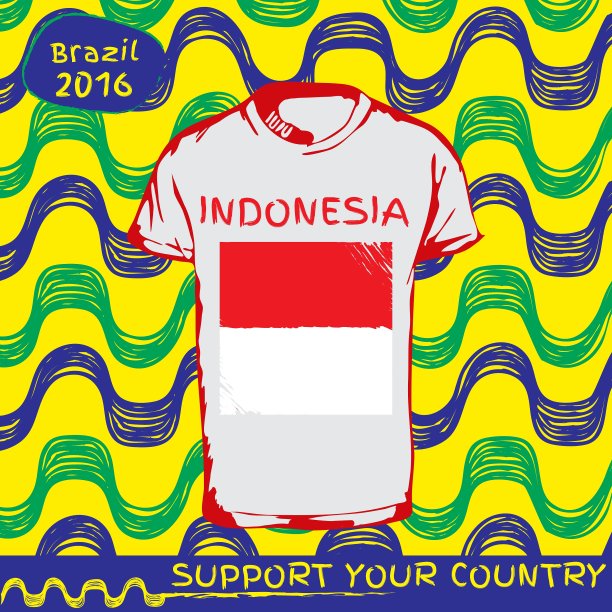 图案与t恤与国旗图片下载