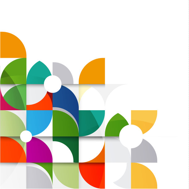 抽象的色彩和创造性的几何图片下载