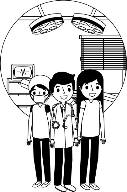 工作场所的医务人员、医生和护士图片下载