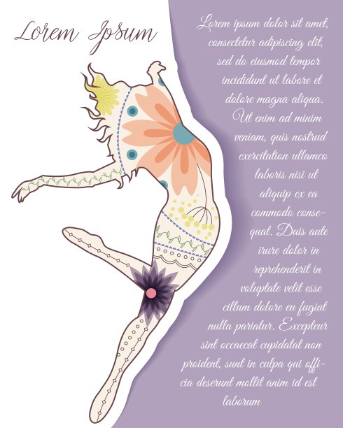 背景与现代舞者在纸上和地方图片下载