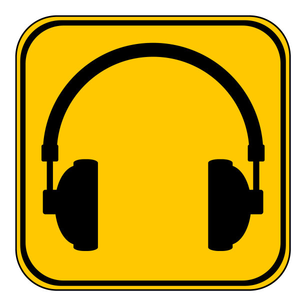 耳机图标白色图片下载