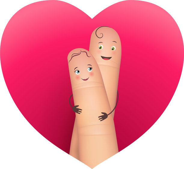 手指拥抱相爱图片下载