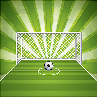 足球的球门和球图片下载