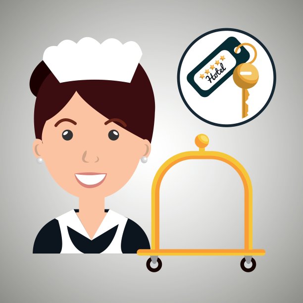 客房服务员服务图片下载