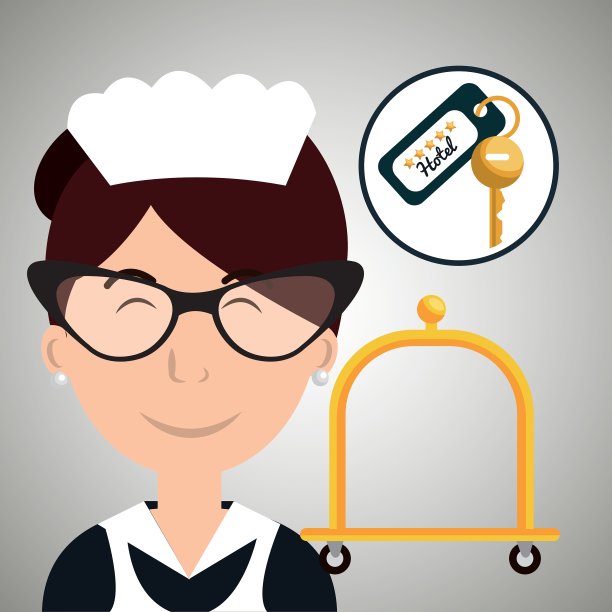 客房服务员服务图片下载