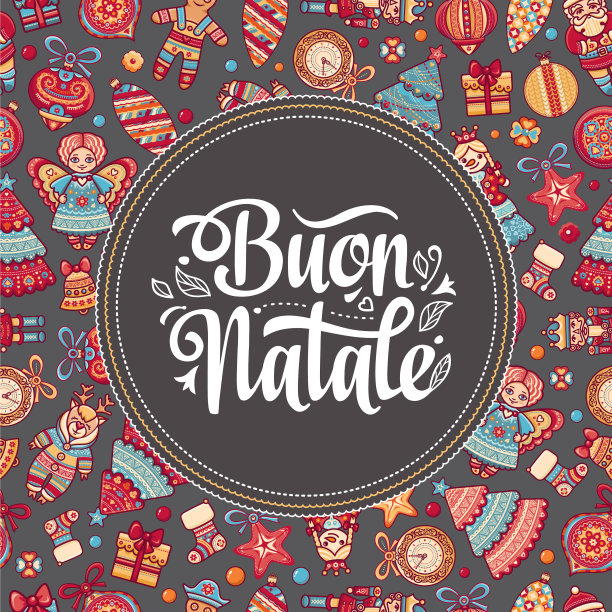 buon natale 圣诞模板图片下载