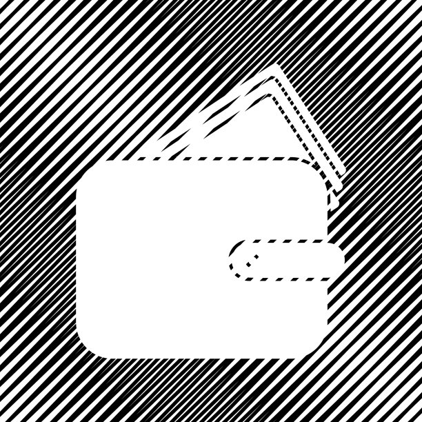 钱包标志图标孔图片下载