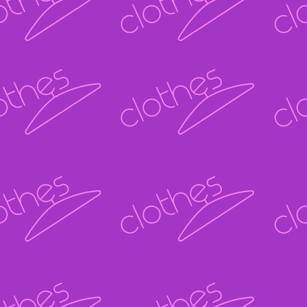 时尚无缝背景服装文字图片下载