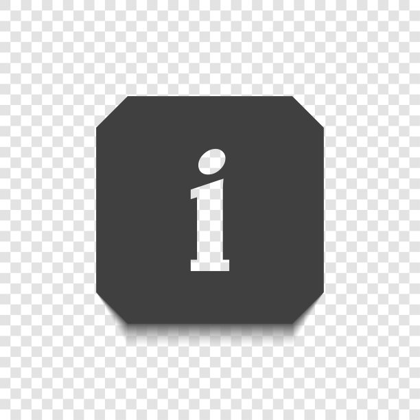 信息图标上透明的背景图片下载