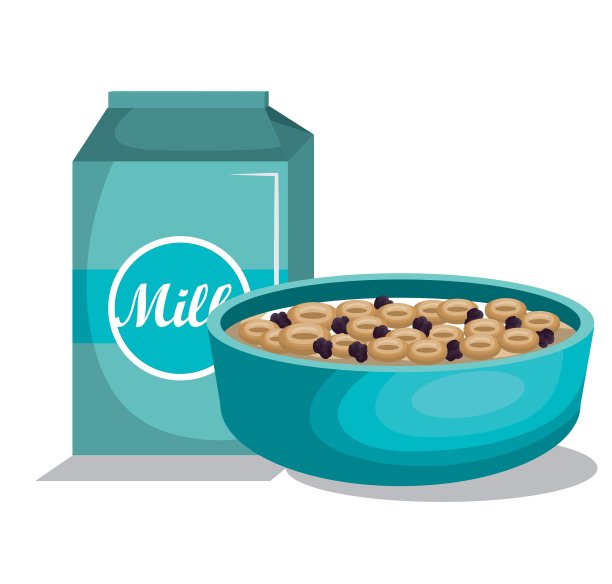 设置营养食品孤立图标图片下载