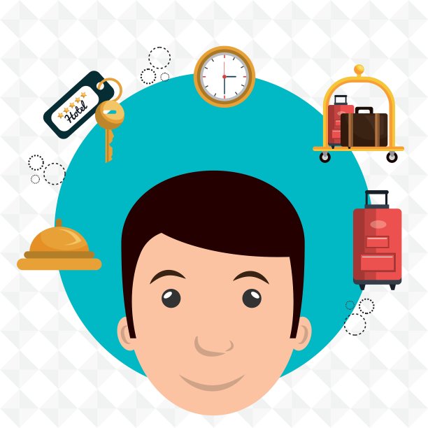 员工酒店大厦图标图片下载