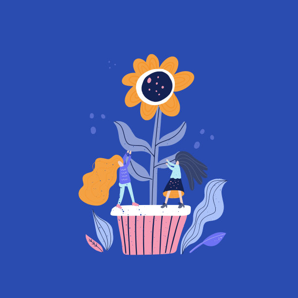 小女人园艺图片下载