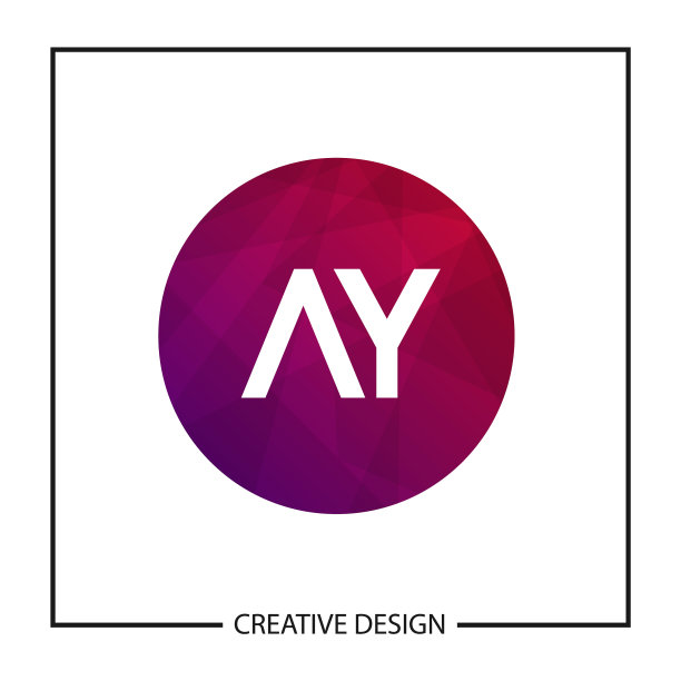 首字母AY标志模板设计图片下载