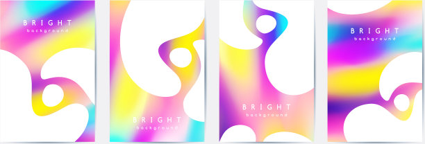 小册子封面模板明亮模糊的背景图片下载