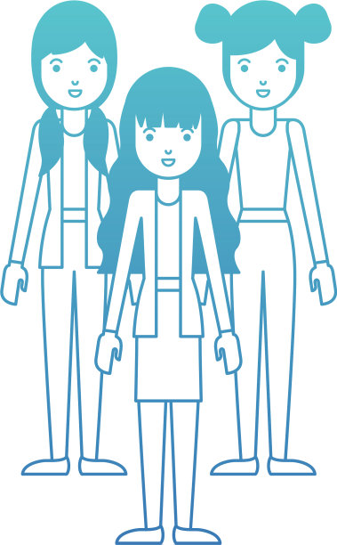 组女性角色图片下载