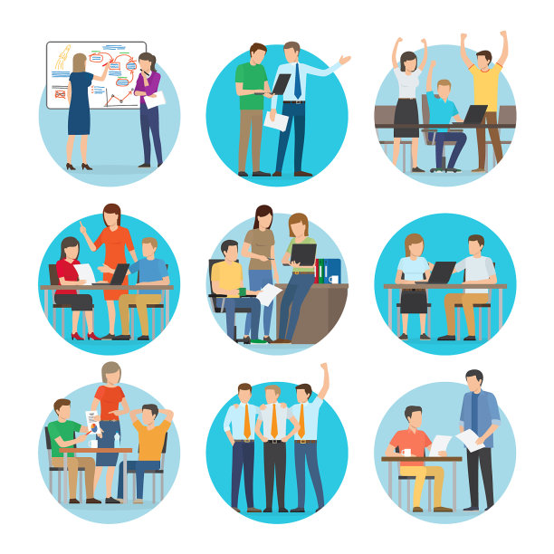 开始海报与工人图片下载