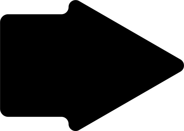 箭头图标在时尚的平风格的白色图片下载