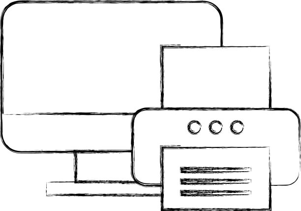 电脑打印机设备技术文档办公室图片下载
