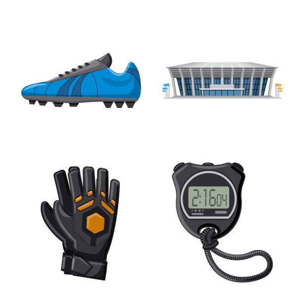 足球和装备标志图片下载