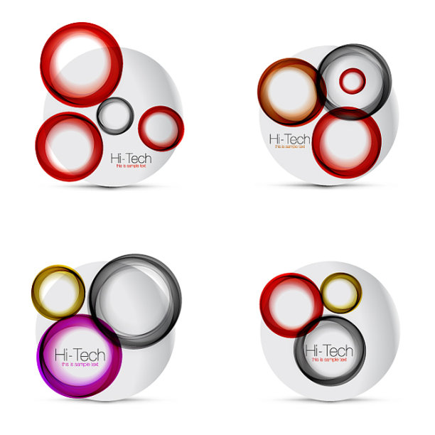 一套圆网页布局-数字技术轮图片下载