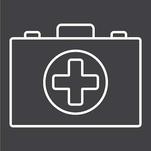 急救箱线性图标图片下载