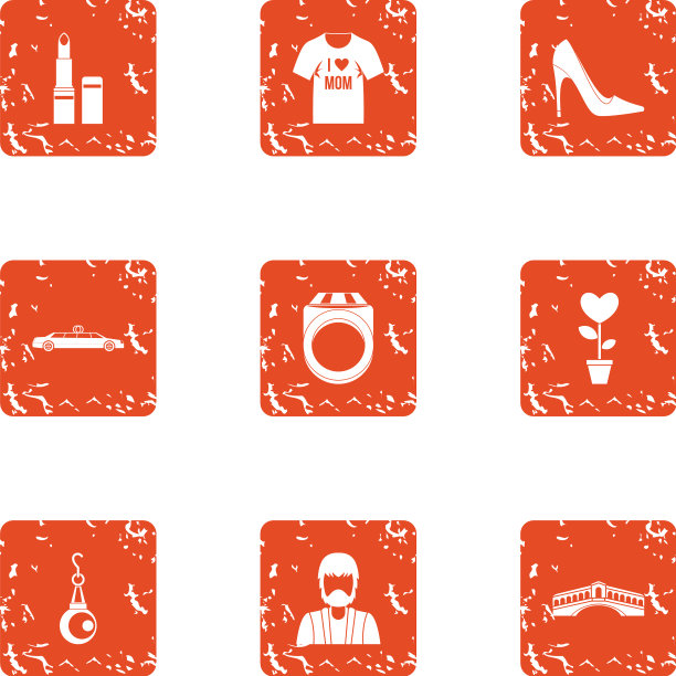 致命女士偶像设置垃圾摇滚风格图片下载