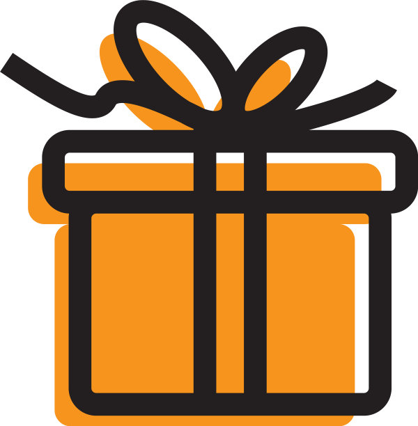 礼品盒图标模板图片下载