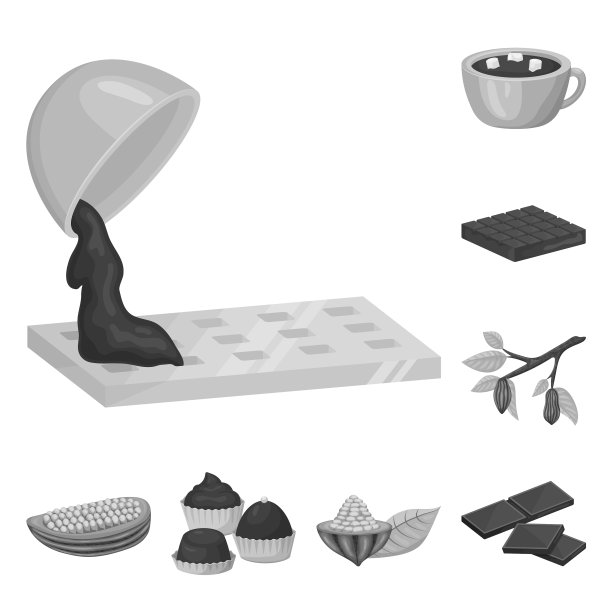 甜食和甜食标识的设计图片下载