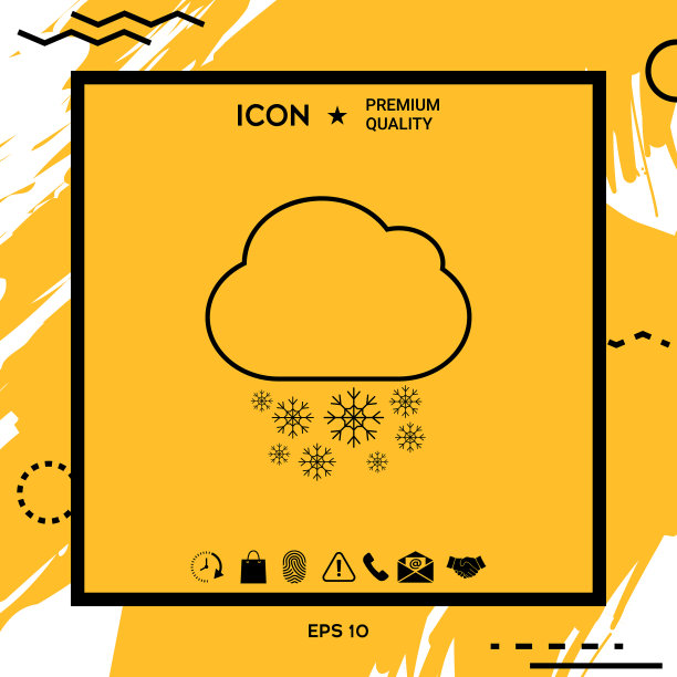 云雪线图标图片下载