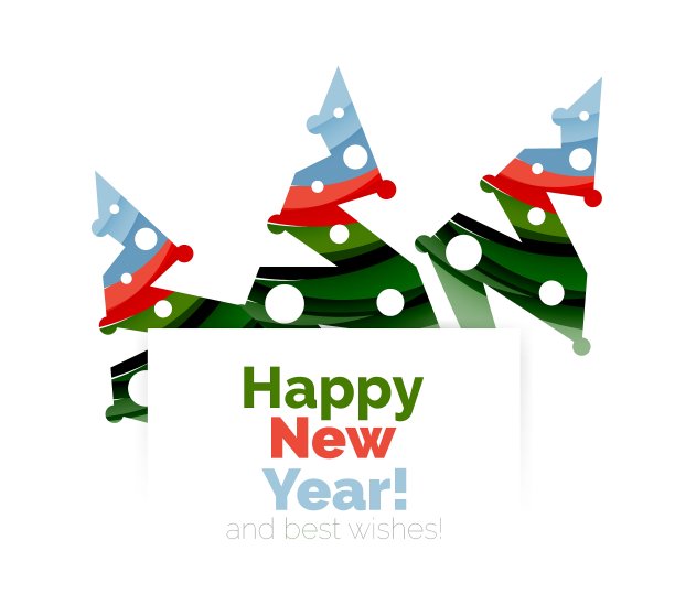 圣诞节几何抽象的促销横幅图片下载