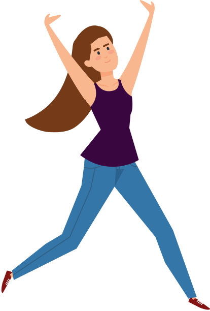 美丽而年轻的女人，赞美个性图片下载