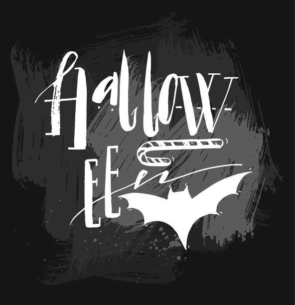 手绘万圣节海报图片下载