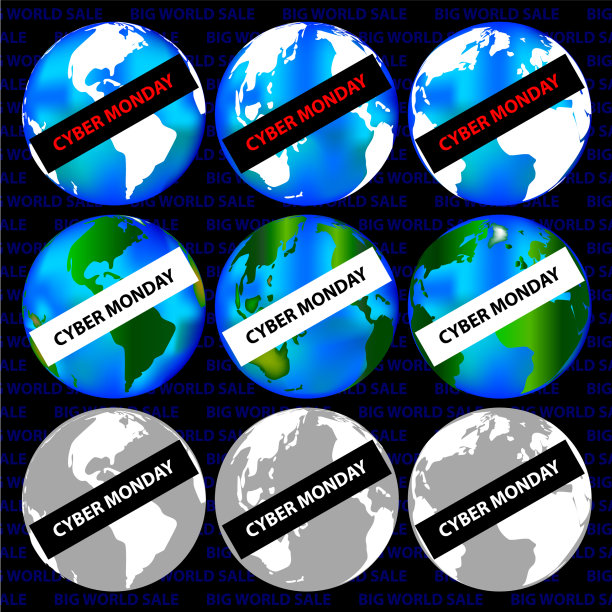 摘要-网上星期一销售-背景图片下载