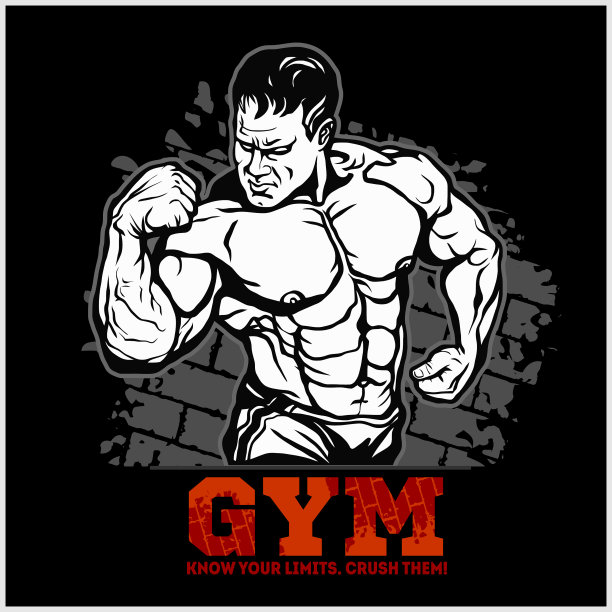 那个肌肉发达的男人蓄着胡子，神情严肃图片下载