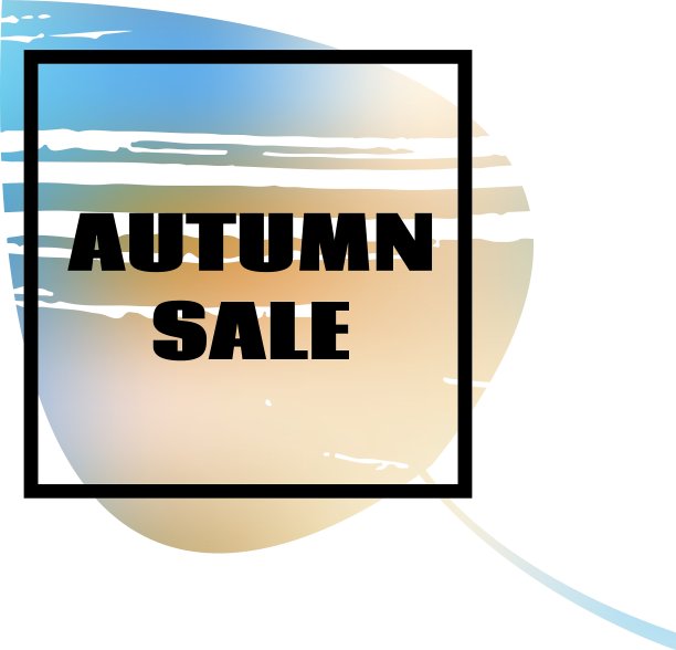 文字秋叶销售的背景图片下载