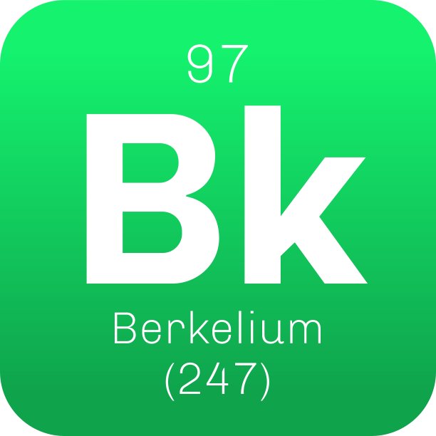 锫化学元素图片下载