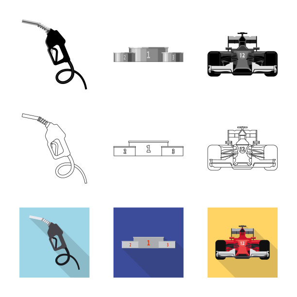 汽车和拉力赛标志的设计收集图片下载