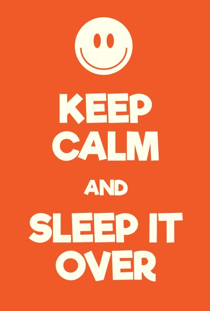 保持冷静，睡在海报上图片下载
