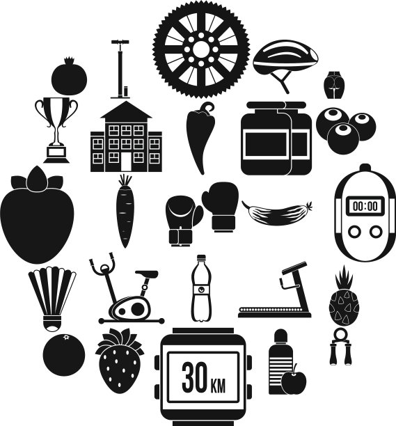 药丸图标设置简单的风格图片下载