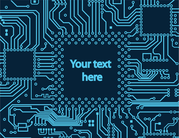 高科技电子电路板图片下载