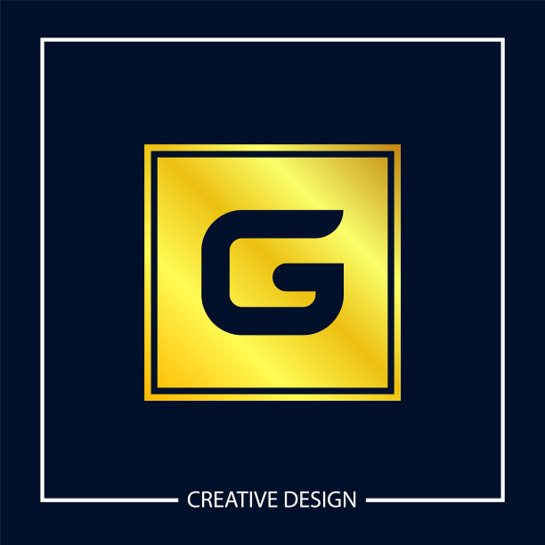 首字母g标志模板设计图片下载