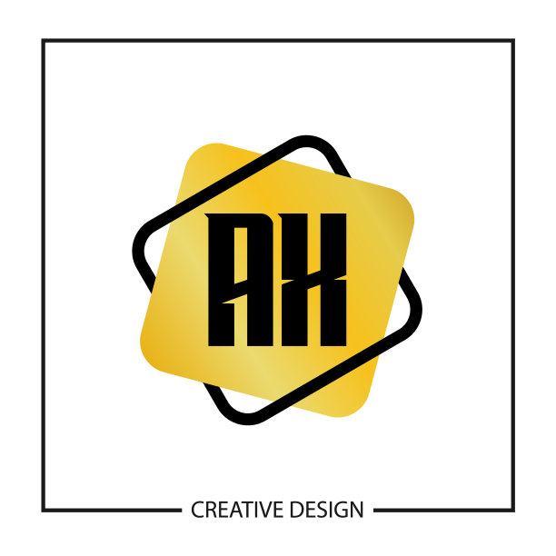 首字母ax标志模板设计图片下载