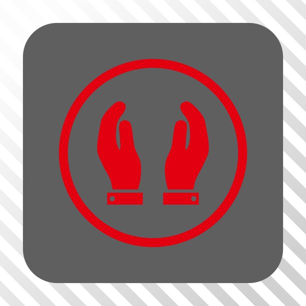护理双手圆形方形按钮图片下载