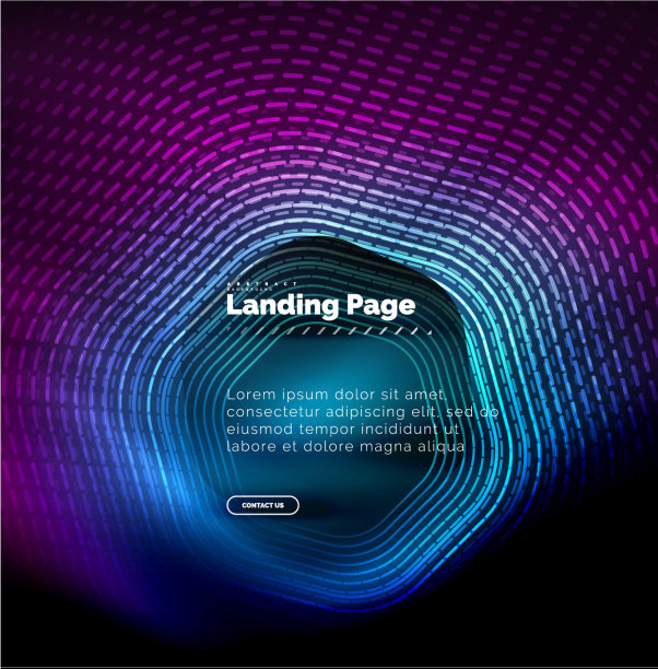 霓虹发光科技六角形线条高科技图片下载