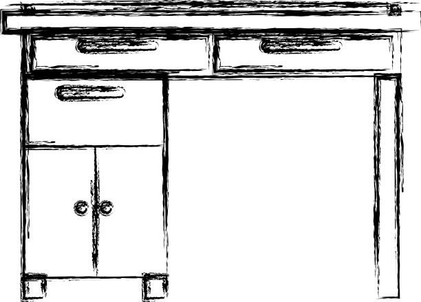 单色模糊的木桌剪影图片下载