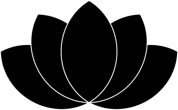 荷花植物象征水疗养生主题设计图片下载