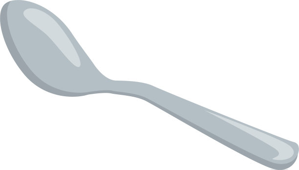 勺餐具孤立图片下载