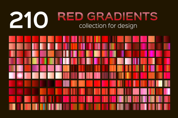 百万套210红色金属梯度品红色图片下载