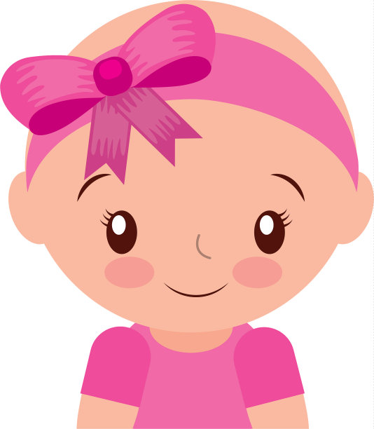 快乐和微笑的小女孩可爱图片下载